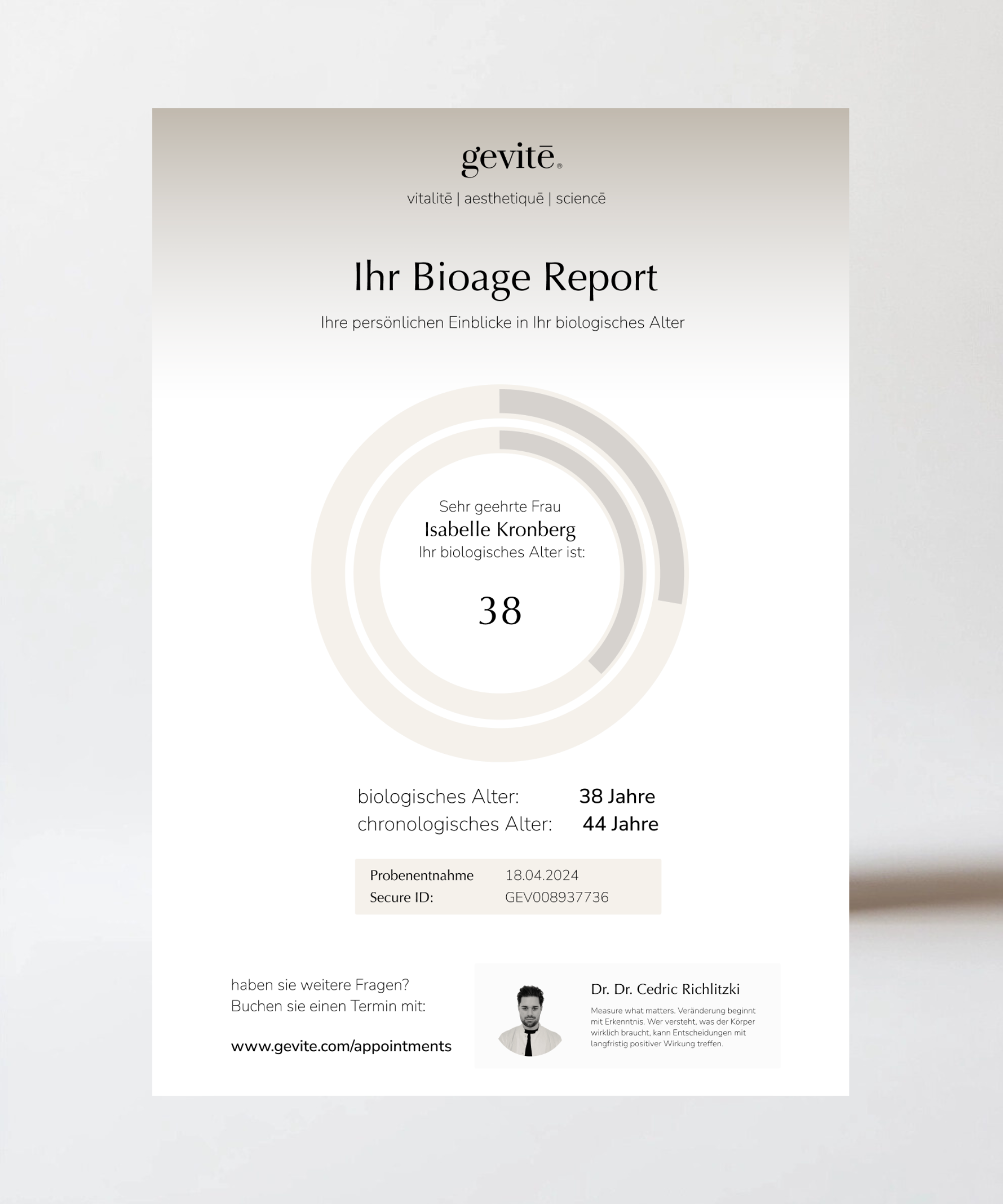 Bioage - DNA-Labortest